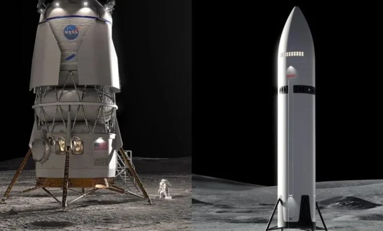 Musk and Bezos Moon Landers Could Leave Artemis Astronauts Stranded, NASA Watchdog Warns