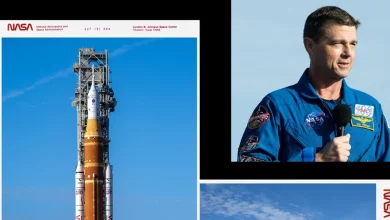 NASA's giant moon rocket, in photos