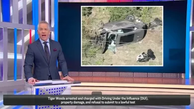 NBC apologizes for showing imagery of wrong Tiger Woods car crash