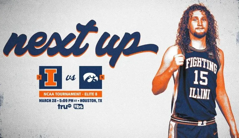 NCAA Tournament Elite 8 Preview | 3 Illinois vs. 9 Iowa - University of Illinois Athletics