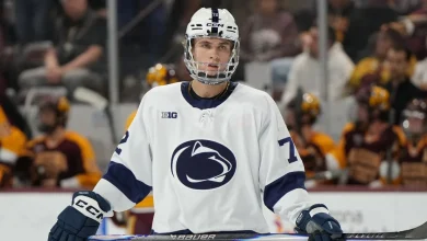 NCAA hockey roundup: Penn State, McKenna lose to Michigan in Big Ten semi