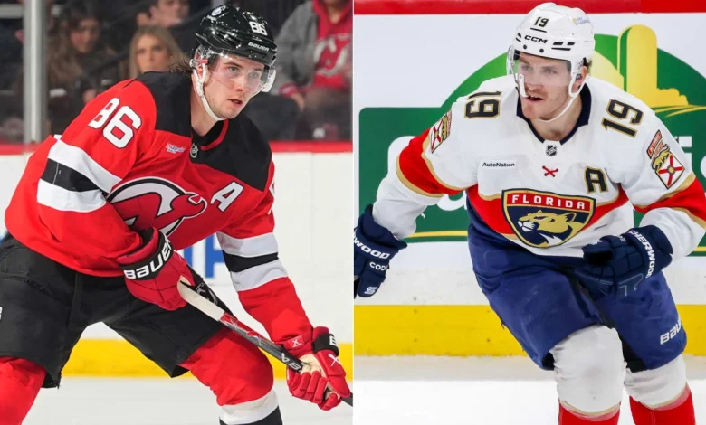 NHL On Tap: U.S. gold medalists Hughes, Tkachuk face off when Devils host Panthers