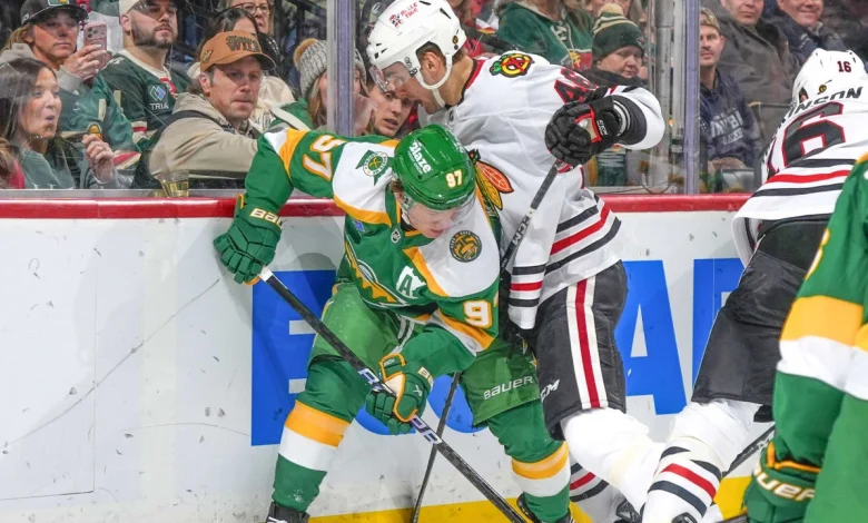 NHL On Tap: Wild seek point in 20th straight game against Blackhawks