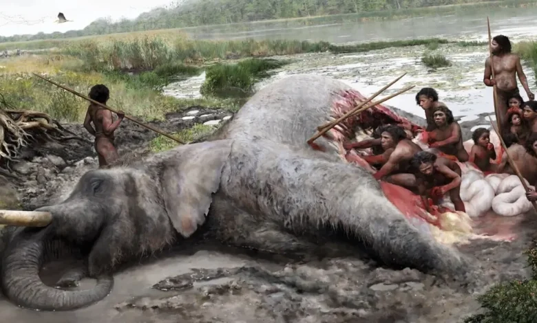 Neanderthals hunted giant elephants in Europe