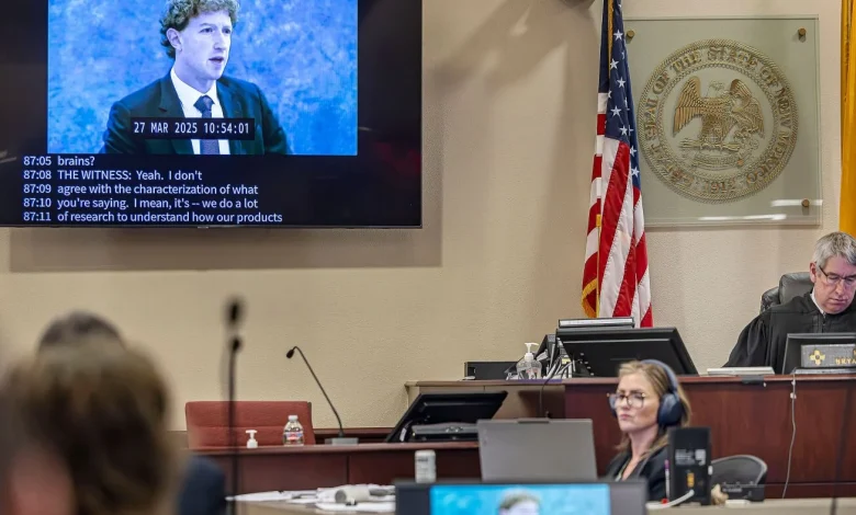 New Mexico jury says Meta harms children's mental health and safety, violating state law : NPR