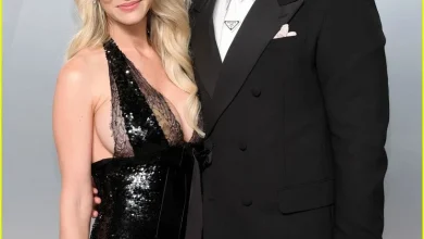 Nicholas Hoult Brings Back Bleached Blond Hair, Makes Rare Appearance with Wife Bryana Holly at Vanity Fair Oscar Party 2026