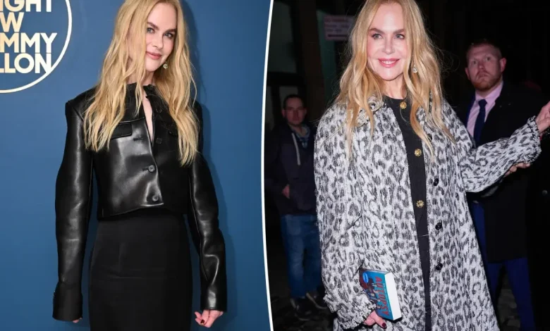 Nicole Kidman takes a walk on the wild side in leopard print and Chanel