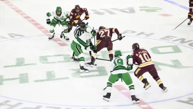 No. 2 UND stumbles in Frozen Faceoff Semifinals; prepares for NCAA Tournament