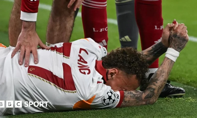 Noa Lang: Galatasaray midfielder set for surgery on cut thumb after Champions League defeat by Liverpool