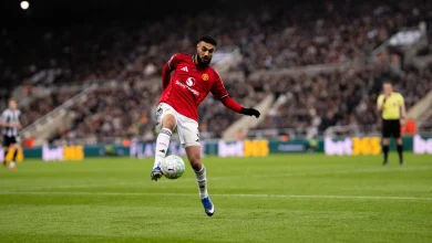 Noussair Mazraoui trains with Man Utd squad ahead of Aston Villa contest