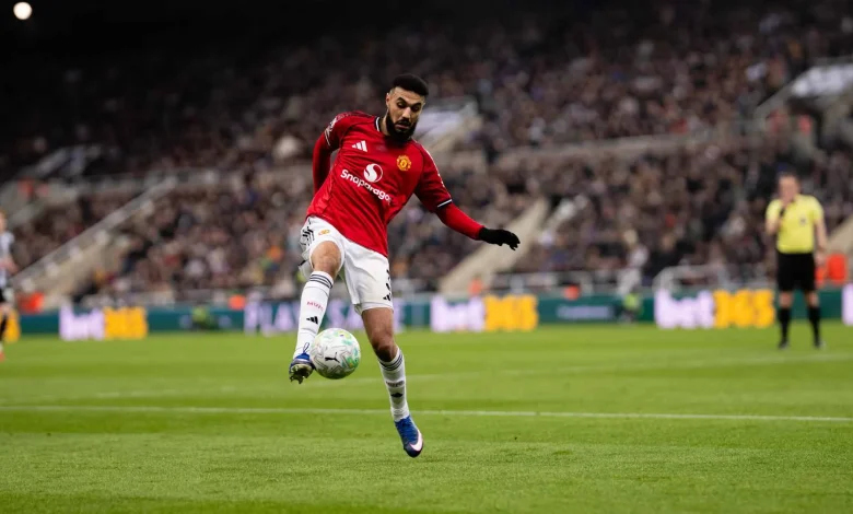 Noussair Mazraoui trains with Man Utd squad ahead of Aston Villa contest