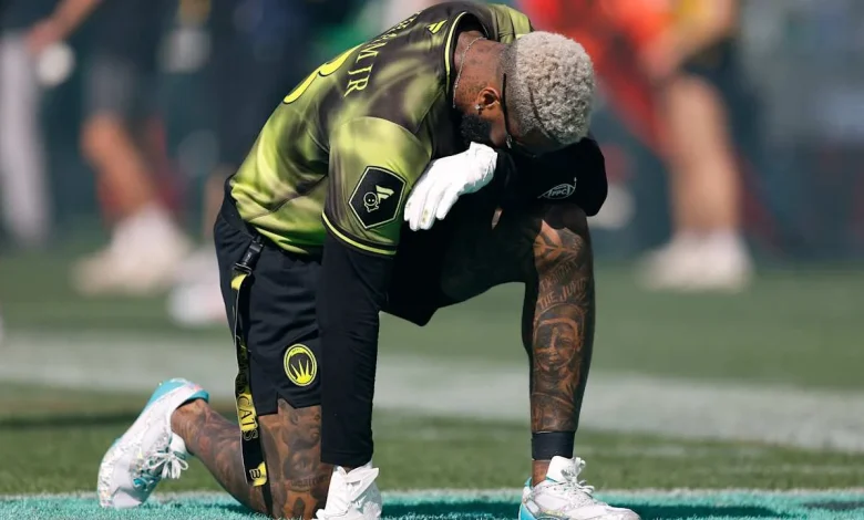Odell Beckham Jr. hopes flag football is a 'starting point' to NFL return