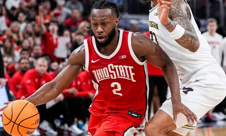 Ohio State Falls Short in Upset Bid of No. 3 Michigan in Big Ten Tournament Quarterfinals, 71-67