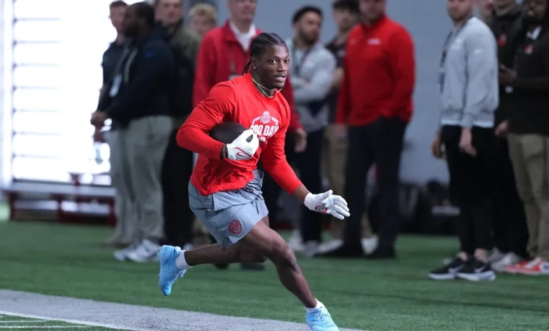 Ohio State WR Carnell Tate has six pre-draft visits