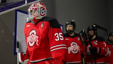 Ohio State Women's Hockey Beats No. 1 Wisconsin, 2-1, to Secure WCHA Final Faceoff Championship