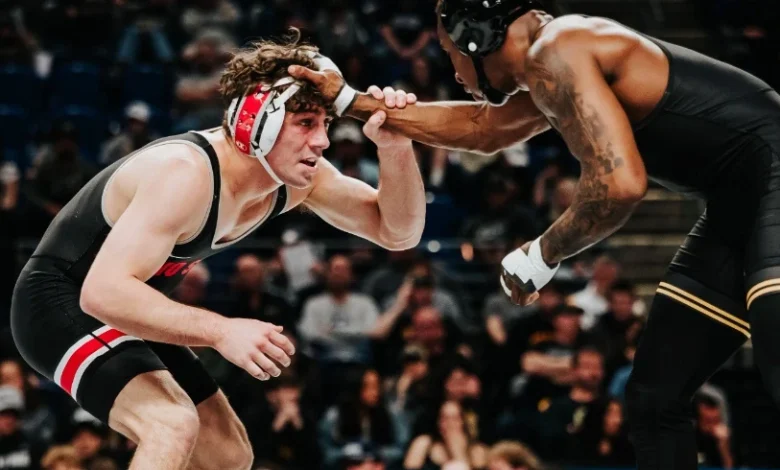 Ohio State Wrestlers Jesse Mendez and Ben Davino Win Big Ten Titles