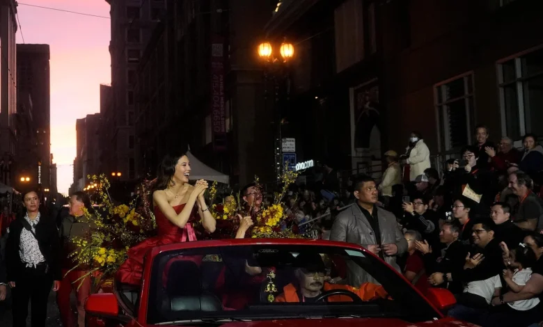 Olympian Eileen Gu heads up Chinese New Year parade in her native San Francisco