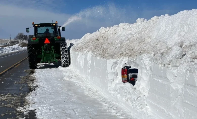 On This Date: Snow Plow Reveals Truck Buried In Iowa Blizzard