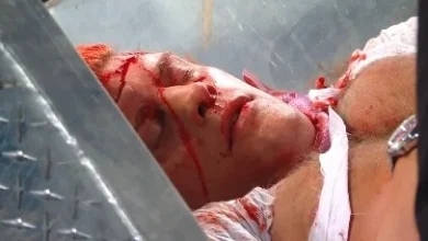 Orton turns heel and spills Cody Rhodes’ blood during WrestleMania contract signing