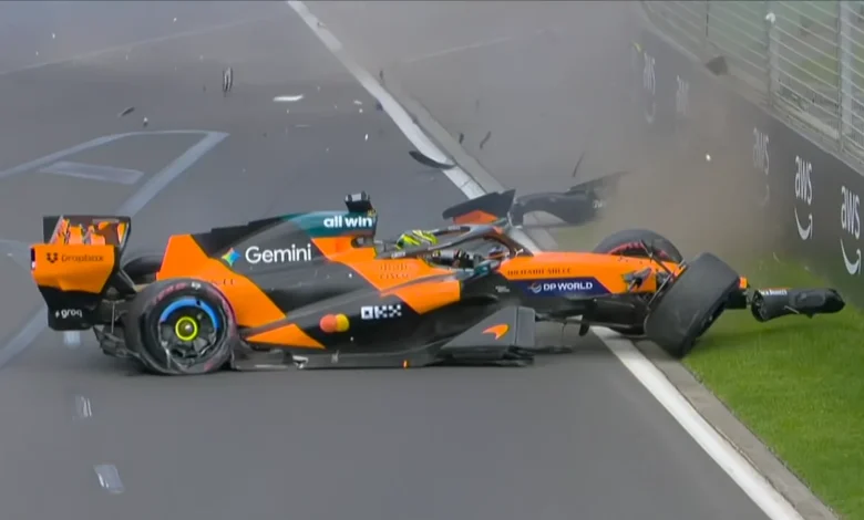 Oscar Piastri: McLaren driver unable to start Australian GP after crashing on way to grid at home race in Melbourne