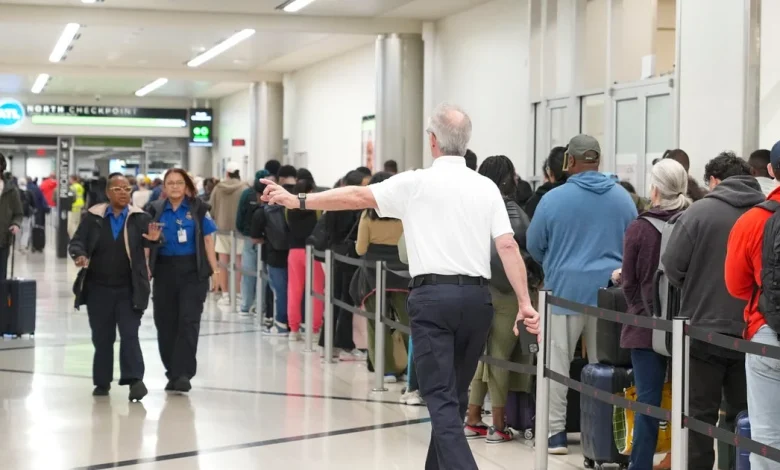 Over a third of TSA officers call out at 3 major U.S. airports in single day as ‌funding standoff continues