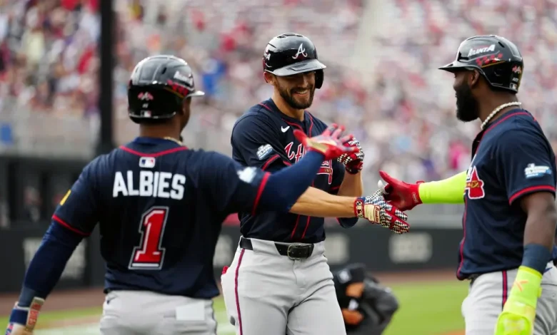 Ozzie Albies hits third, Eli White and Jonah Heim draw Opening Day starts