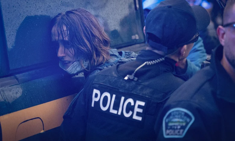 PHOTOS: Protesters gather to block ICE agents from apprehending man in South Burlington