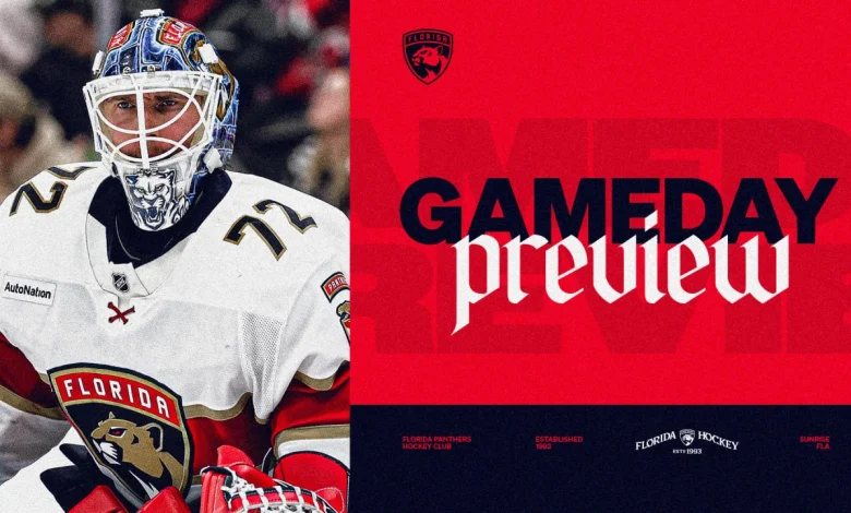 PREVIEW: Bobrovsky hits 800 games as Panthers clash with Canucks
