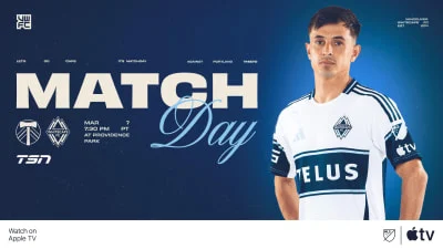 PREVIEW: 'Caps hit the road for first MLS away match of the season, face Cascadia rivals Portland | Watch on Apple TV, TSN