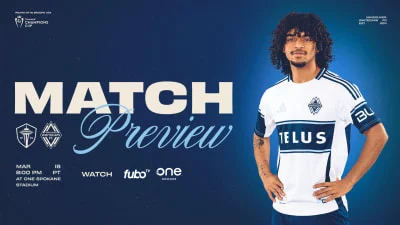 PREVIEW: Do or die as 'Caps head to Spokane for Concacaf Champions Cup, Round of 16 Second Leg | Watch on OneSoccer, FuboTV, TELUS channel 980
