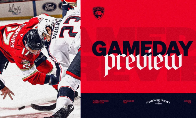 PREVIEW: Tarasov in net as Panthers visit Blue Jackets