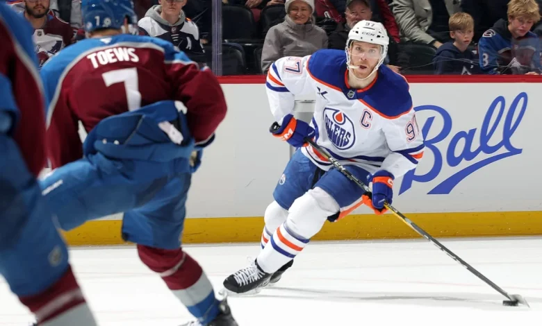 PROJECTED LINEUP: Oilers vs. Avalanche