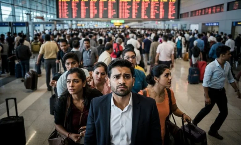 Passengers Stranded In Saudi Arabia Today As King Khalid International Airport Faced 21 Cancelled Flights, Disrupting Qatar Airways, KLM, IndiGo, Air France, And Other Airlines Across Doha, Delhi, Mumbai, Amsterdam, And More