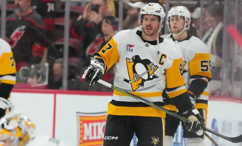 Penguins' Sidney Crosby Injured vs. Senators