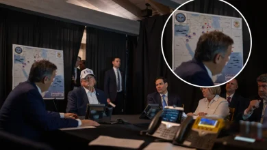 People Spot Something in Background of Trump Photo During Iran Strikes