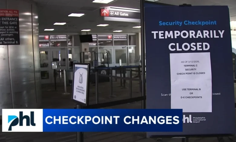 Philadelphia airport travelers adjust to checkpoint closures amid TSA staffing shortages