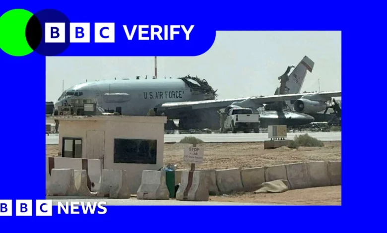 Photos show heavily damaged US radar jet at Saudi base