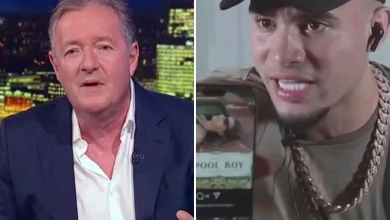 Piers Morgan storms off his own show after 'Manosphere' influencer makes crude remark about his wife