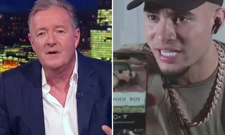 Piers Morgan storms off his own show after 'Manosphere' influencer makes crude remark about his wife