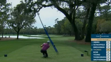 Players 2026: Justin Thomas tripped up by controversial tree, makes disastrous triple bogey