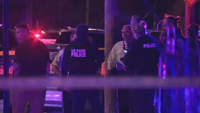 Police searching for 2 men after US Park Police officer shot in Southeast DC