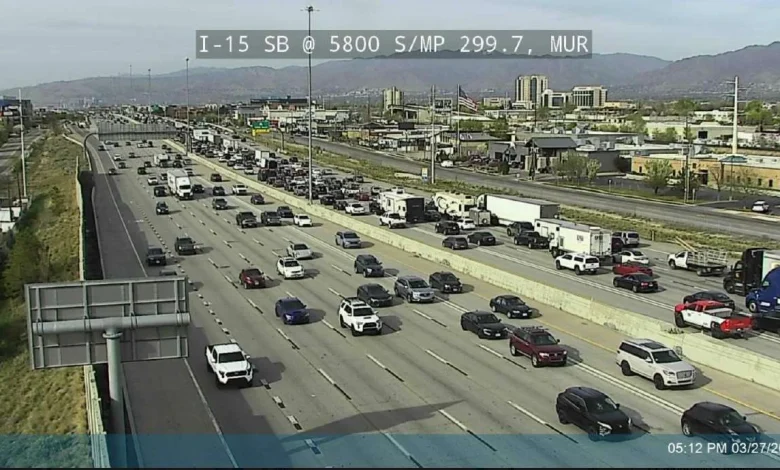 Police shooting forces closure of I-15 in Murray; 'significant delays' expected