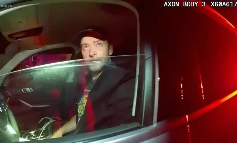 Police video of Justin Timberlake's 2024 drunken driving arrest released