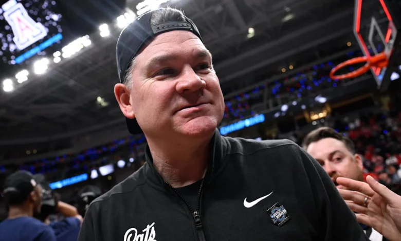 Postgame Tommy Lloyd interview will throw UNC fans in a spin cycle