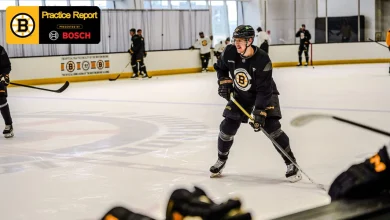 Practice Report: Bruins Prepare to Host Maple Leafs