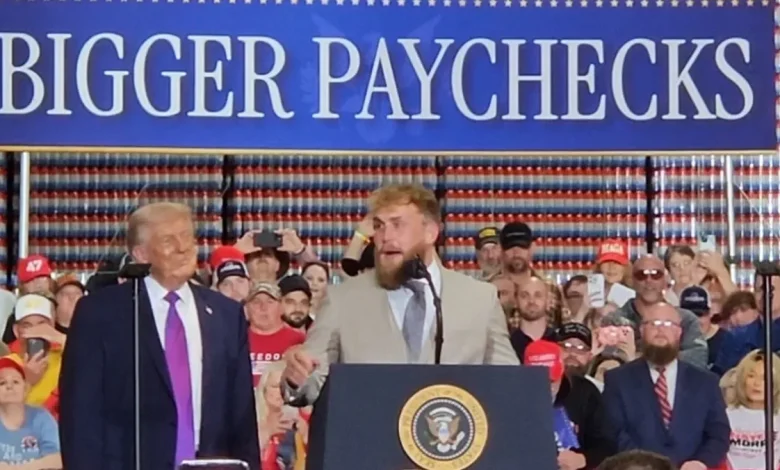 President Trump makes prediction about Jake Paul. Let's check the facts