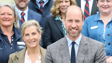 Prince William joins his aunts Princess Anne and the Duchess of Edinburgh on secret trip to Wales to honour a close friend of the royal family