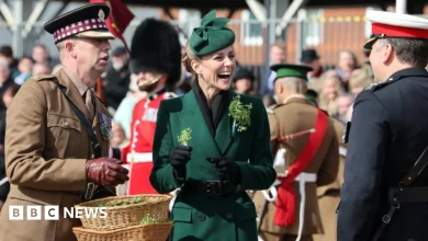 Princess of Wales attends St Patrick's Day parade in Aldershot