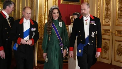 Princess of Wales honours late Queen and Princess Diana with state banquet outfit