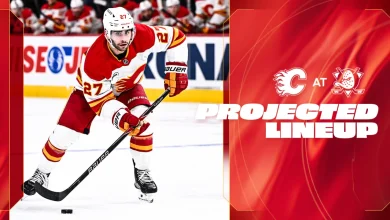 Projected Lineup - Flames @ Ducks